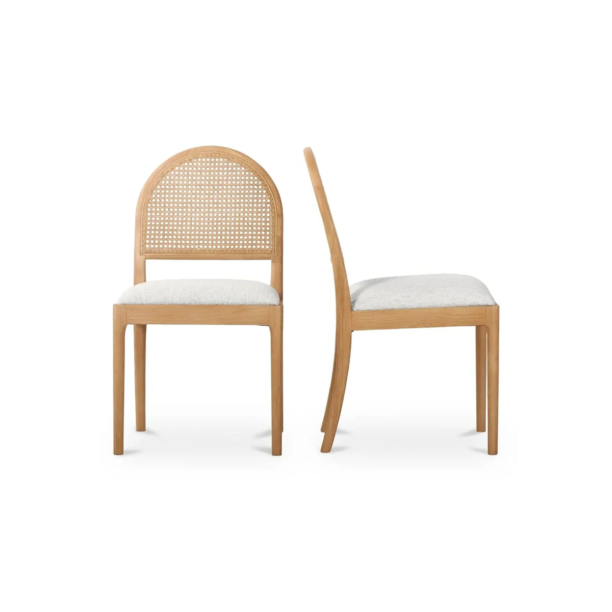 Junette Dining Chair Flecked Beige - Set of 2