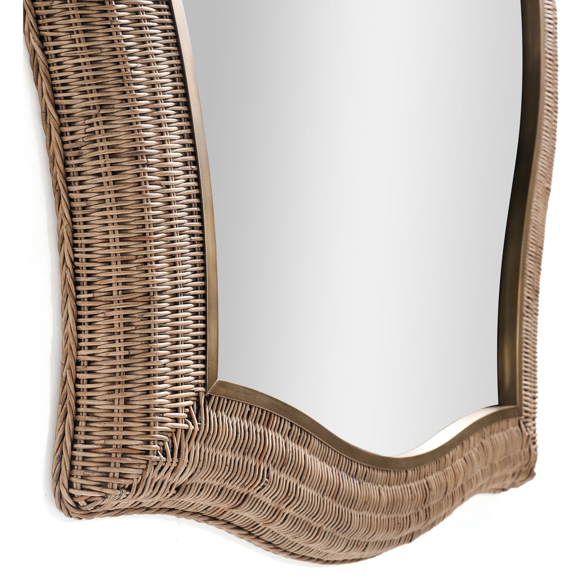 Palm Court Rattan Wall Mirror