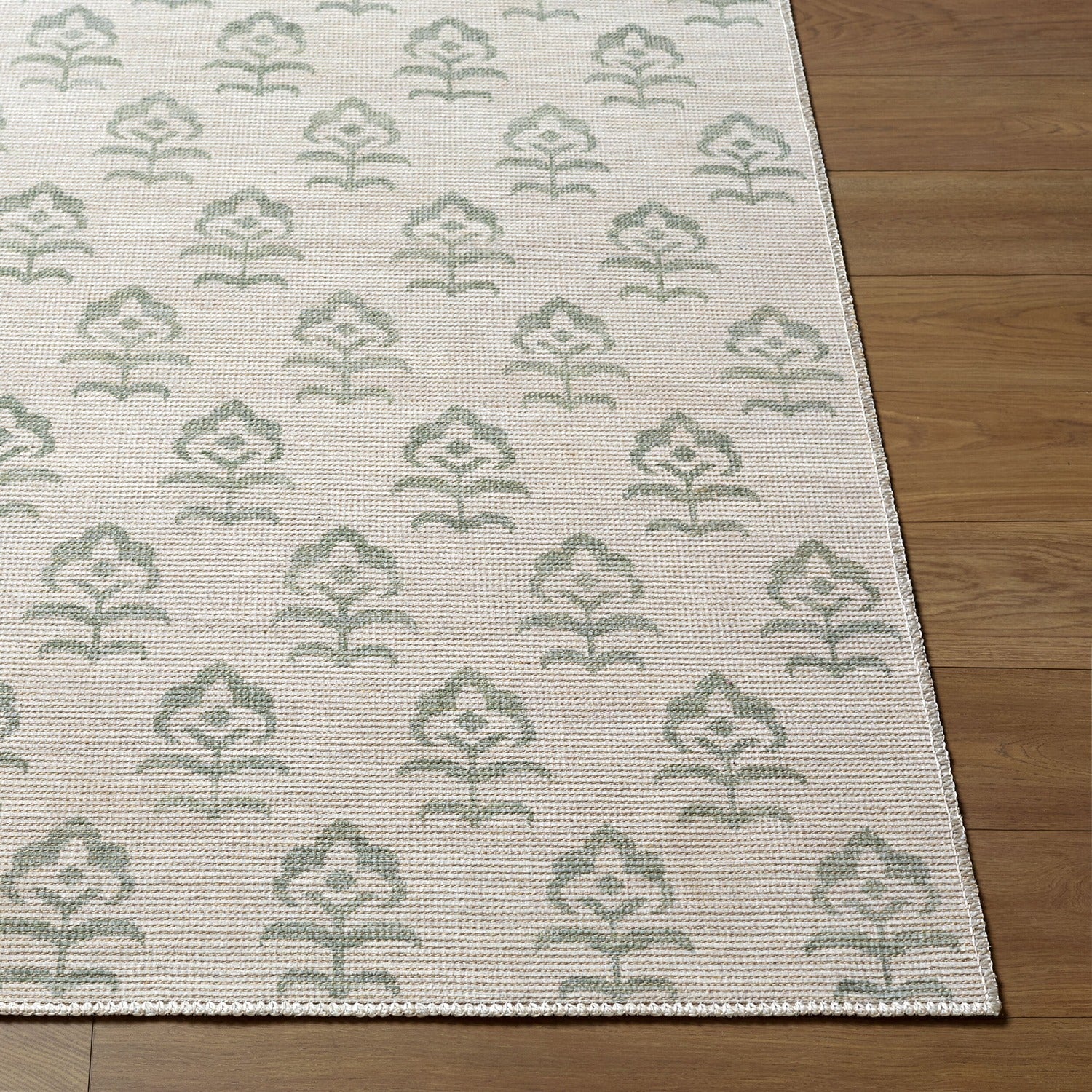 Flora Machine Woven Rug
