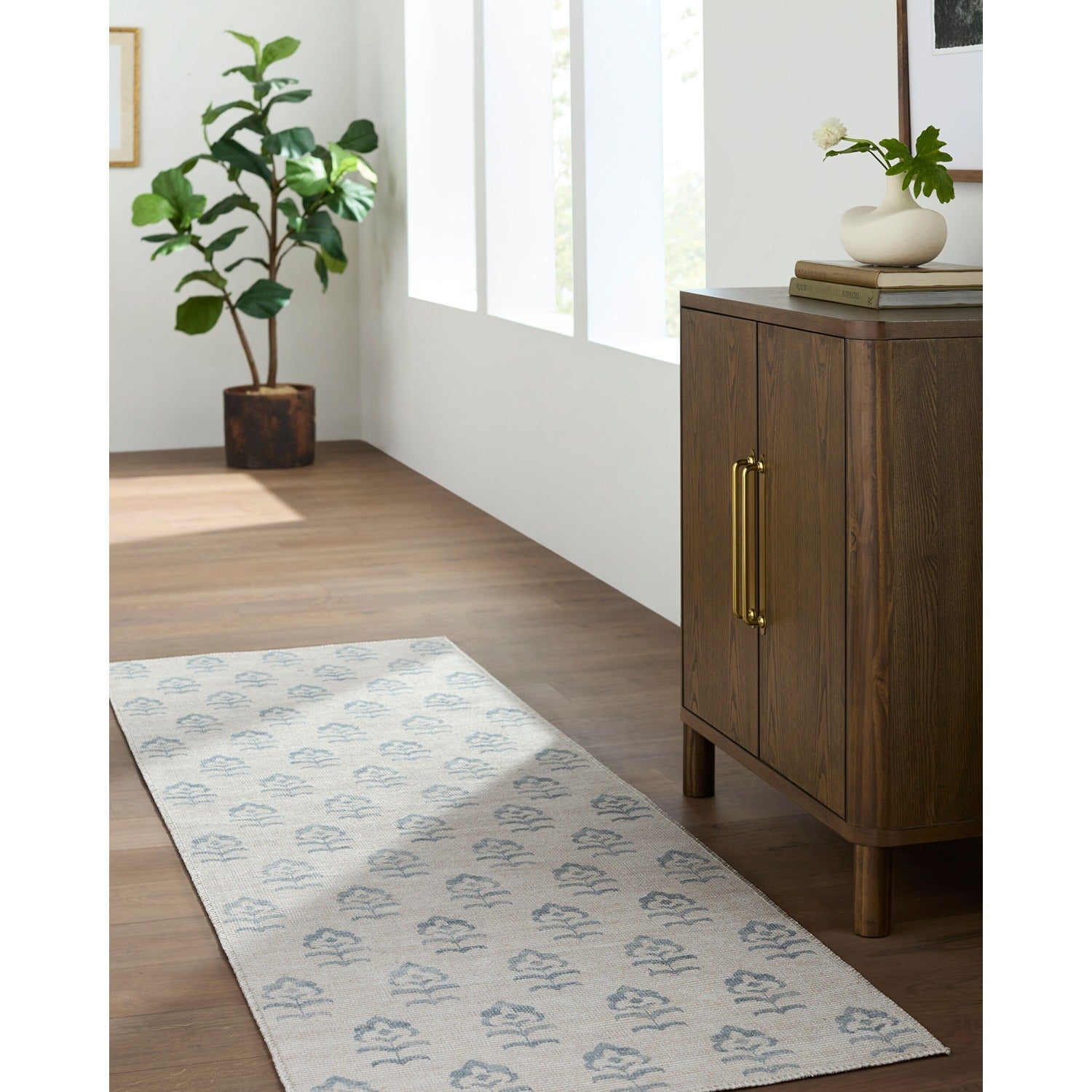 Flora Machine Woven Rug