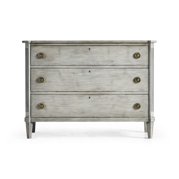 Timeless Aeon Swedish Drawer Chest in Antiqued Grey