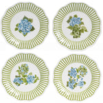 Green Hydrangea Melamine Dinnerware Collection