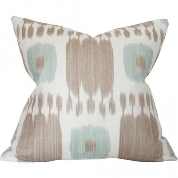 Kandira Greige and Pale Aqua - Set of 2