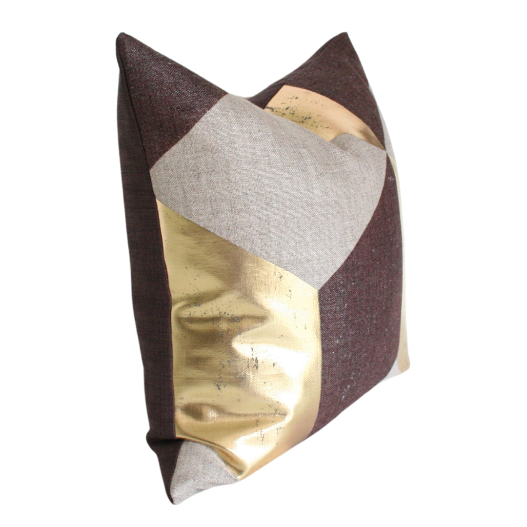 Kubus Gold and Brown - Set of 2