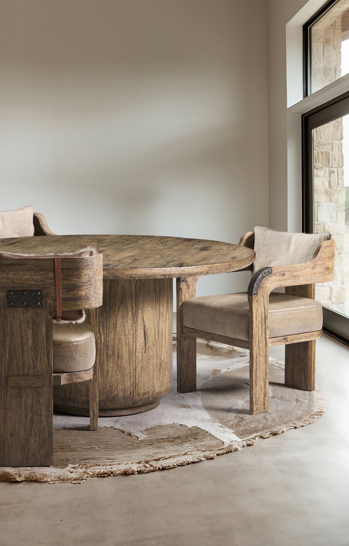 Stone Ridge Round Dining Table, 60"