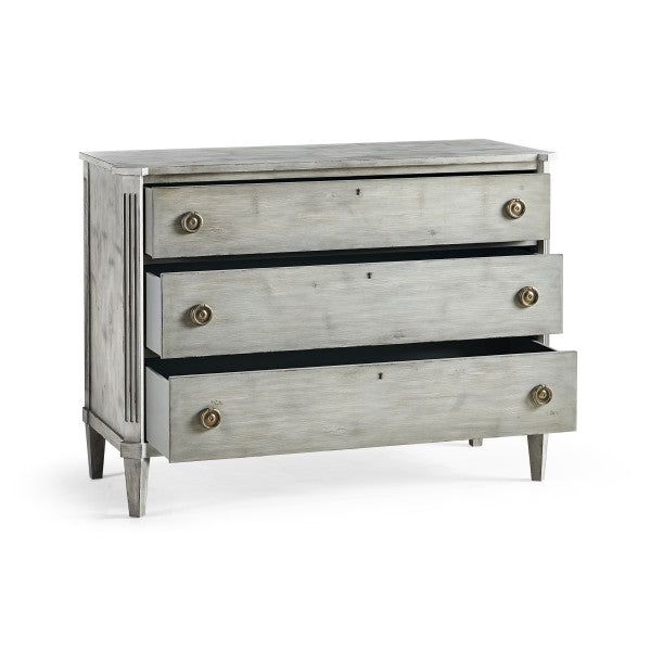 Timeless Aeon Swedish Drawer Chest in Antiqued Grey