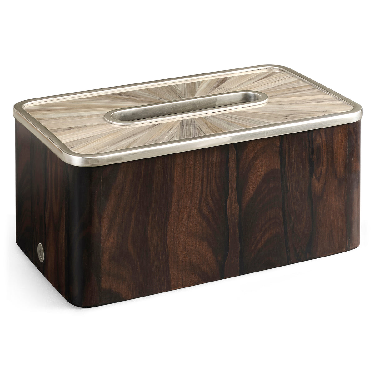 Terra Straw Marquetry Tissue Box, Rectangular