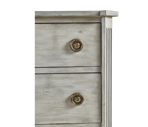 Timeless Aeon Swedish Drawer Chest in Antiqued Grey