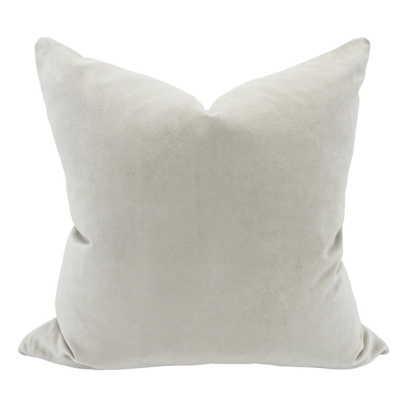 Light Grey Velvet - Set of 2