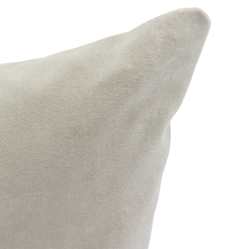 Light Grey Velvet - Set of 2