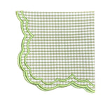 Bettina Napkin - Light Green Gingham (Set of 4)