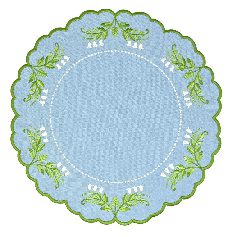 Tilly Placemat- Lily of the Valley (Set of 4)