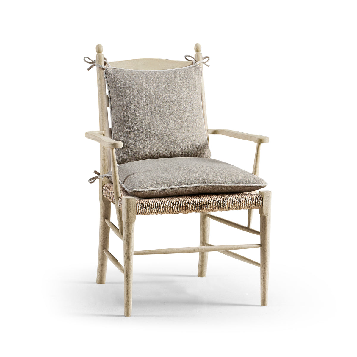 Doppler Ladderback Arm Chair - Stripped Oak