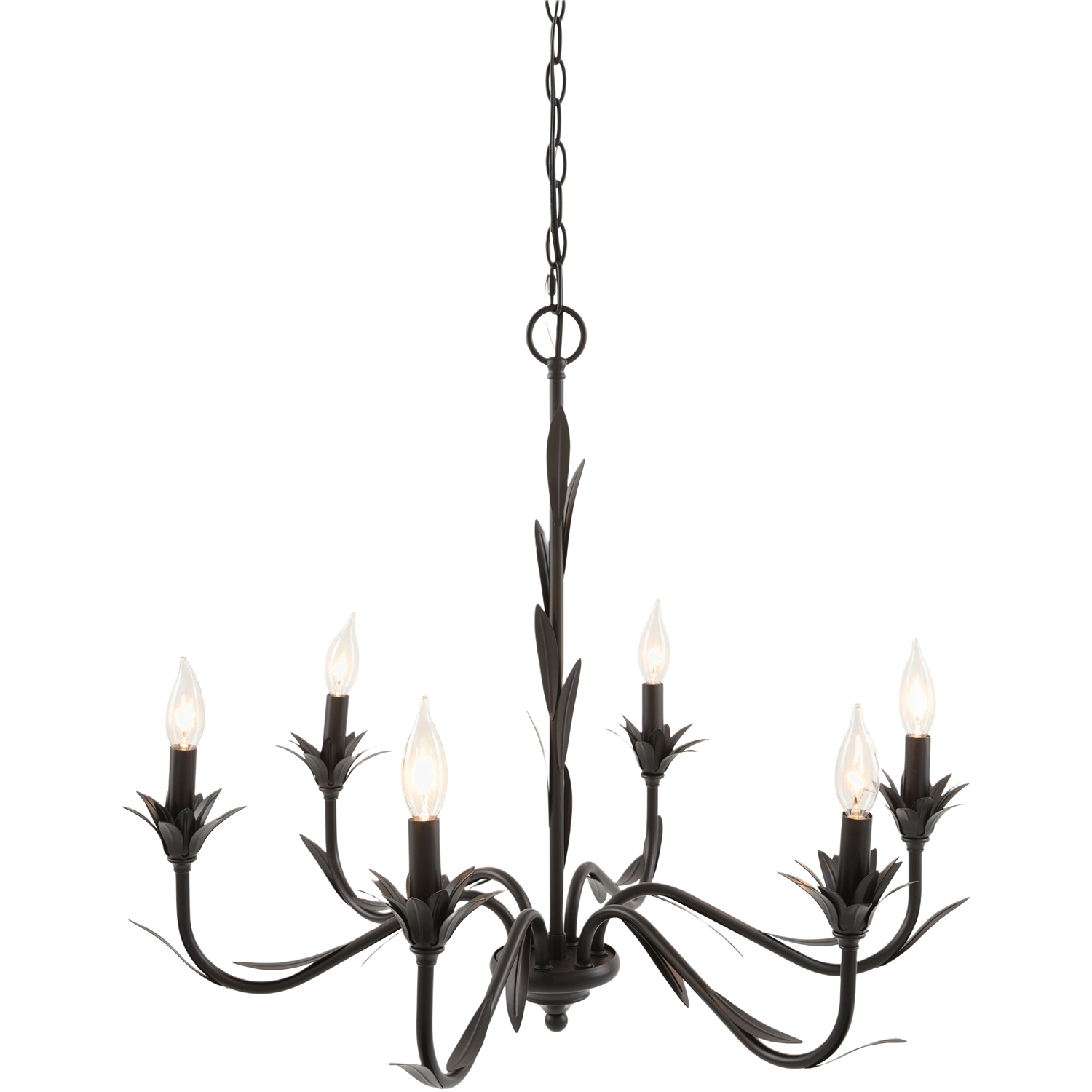 Lustre Chandelier - 6 Light
