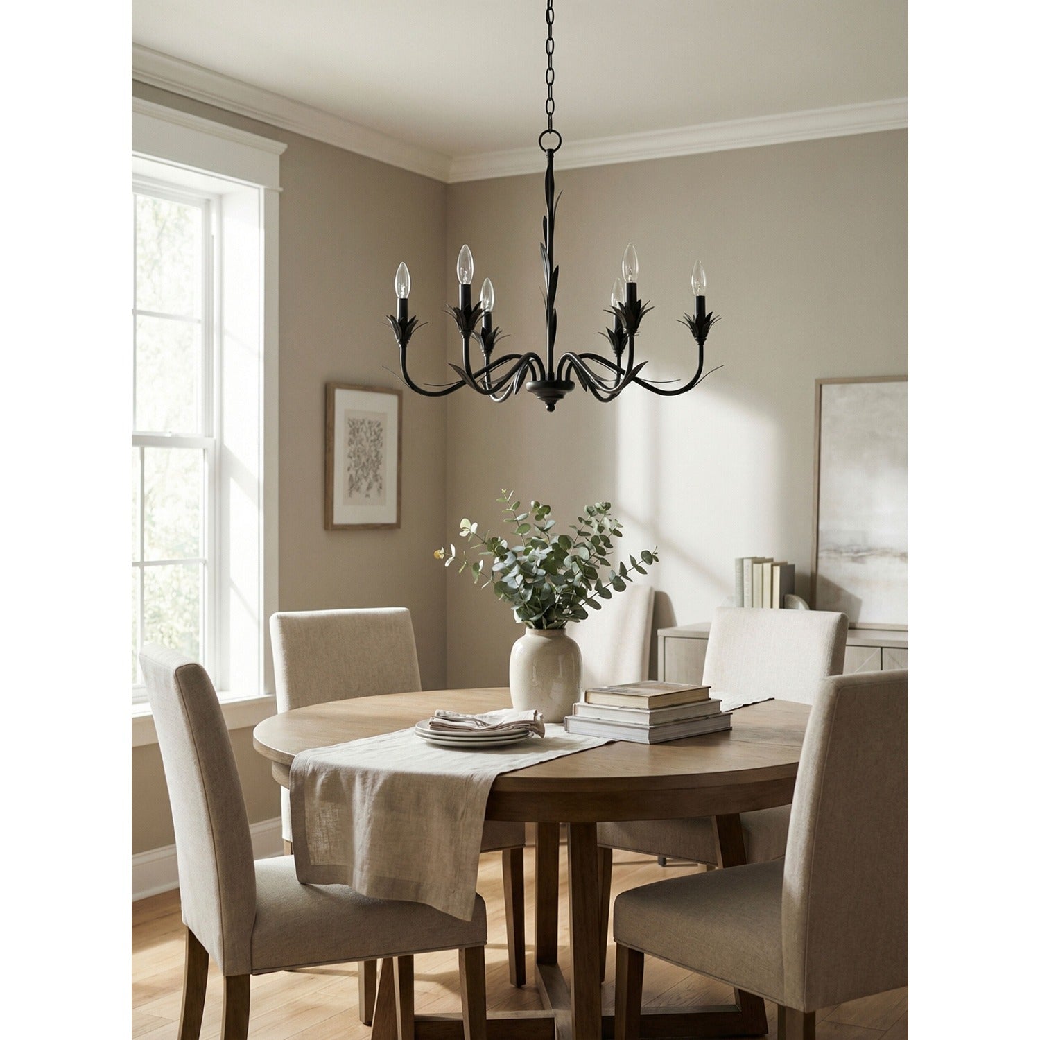 Lustre Chandelier - 6 Light