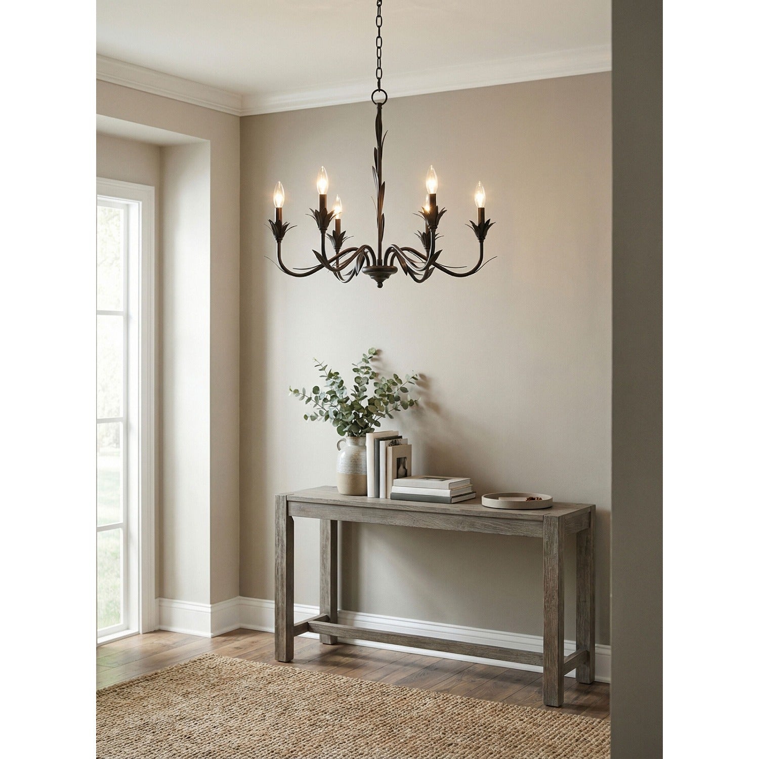 Lustre Chandelier - 6 Light