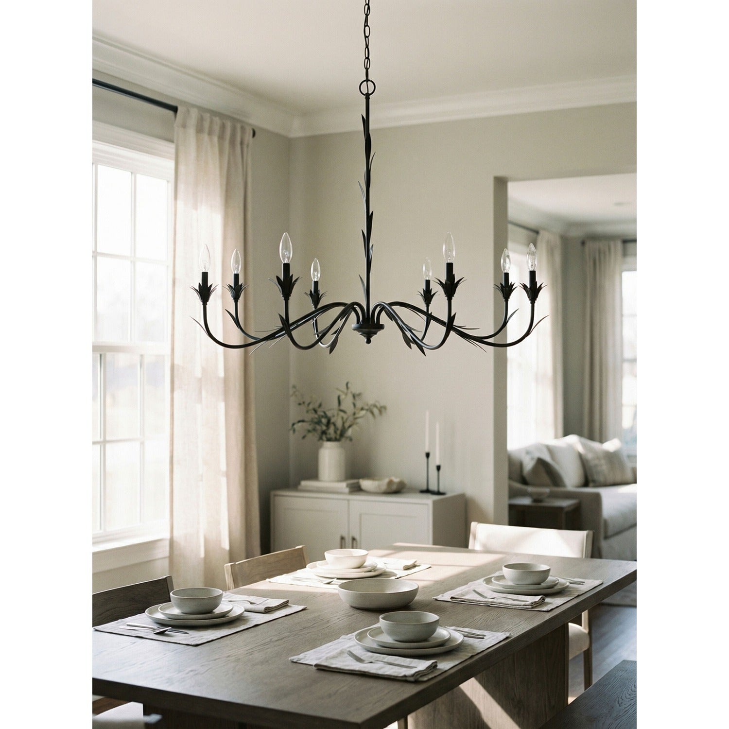 Lustre Chandelier - 8 Light