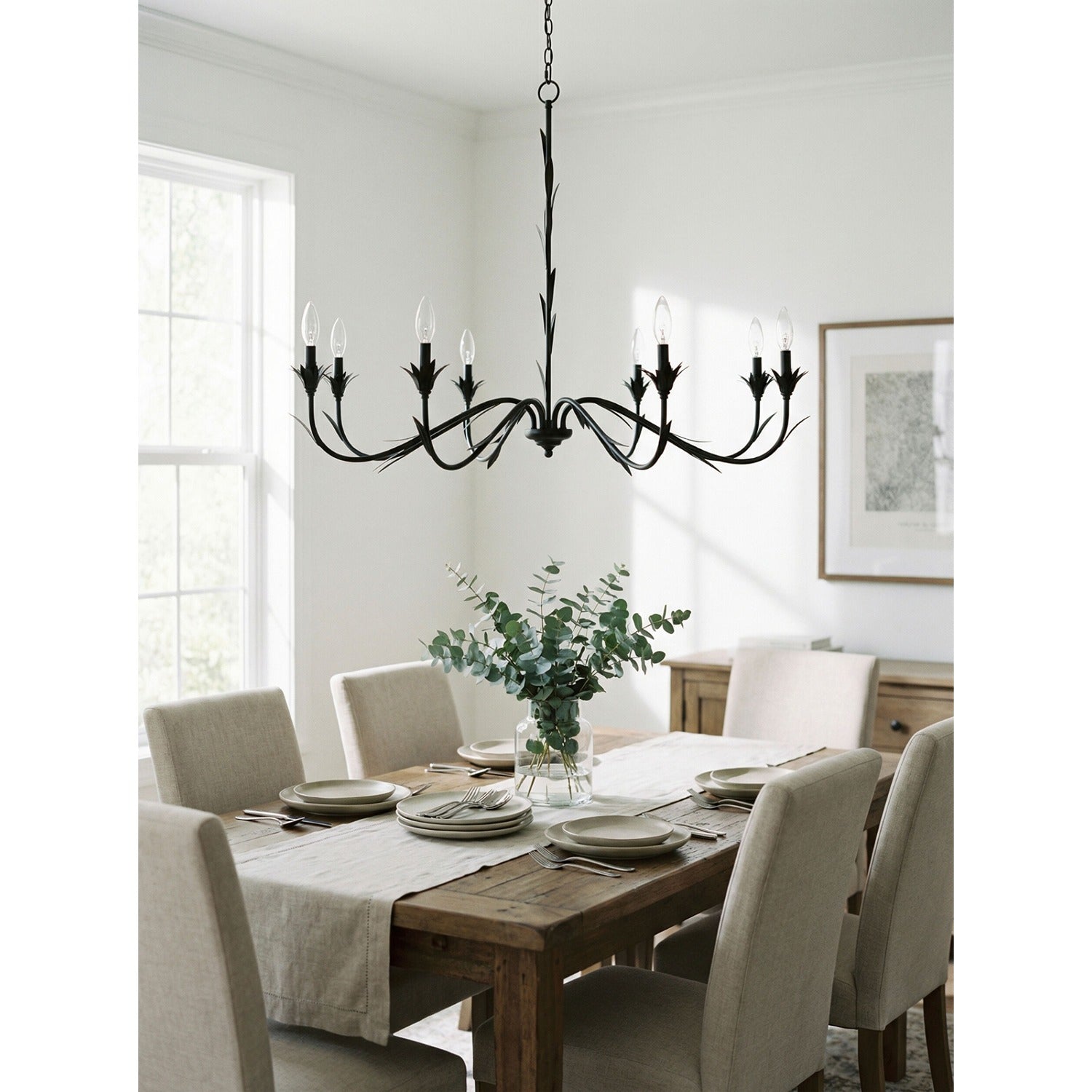 Lustre Chandelier - 8 Light