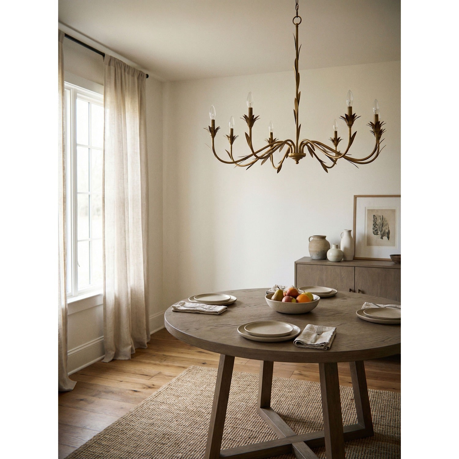 Lustre Chandelier - 8 Light