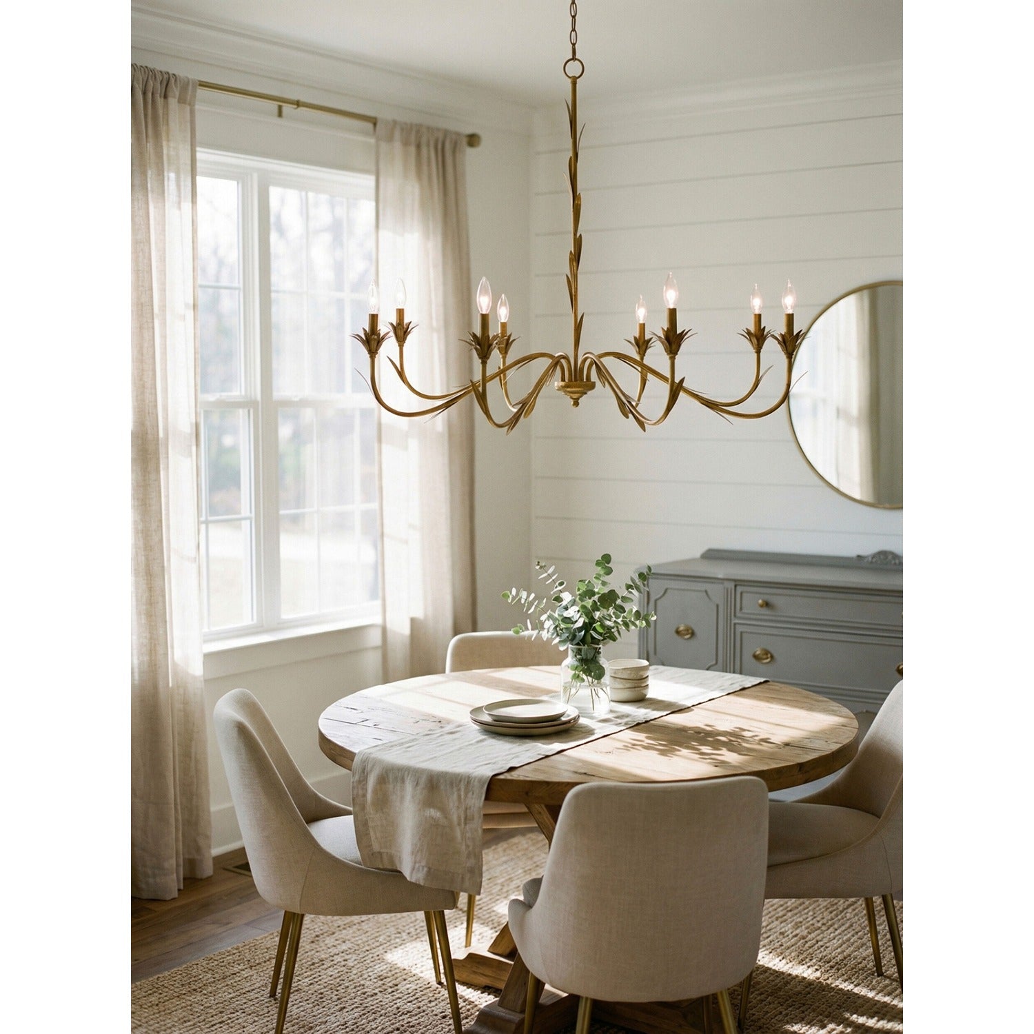 Lustre Chandelier - 8 Light