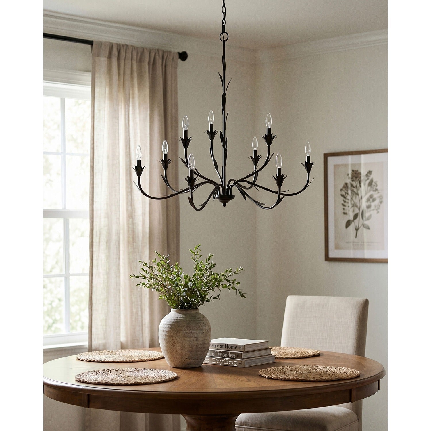 Lustre Chandelier - 9 Light