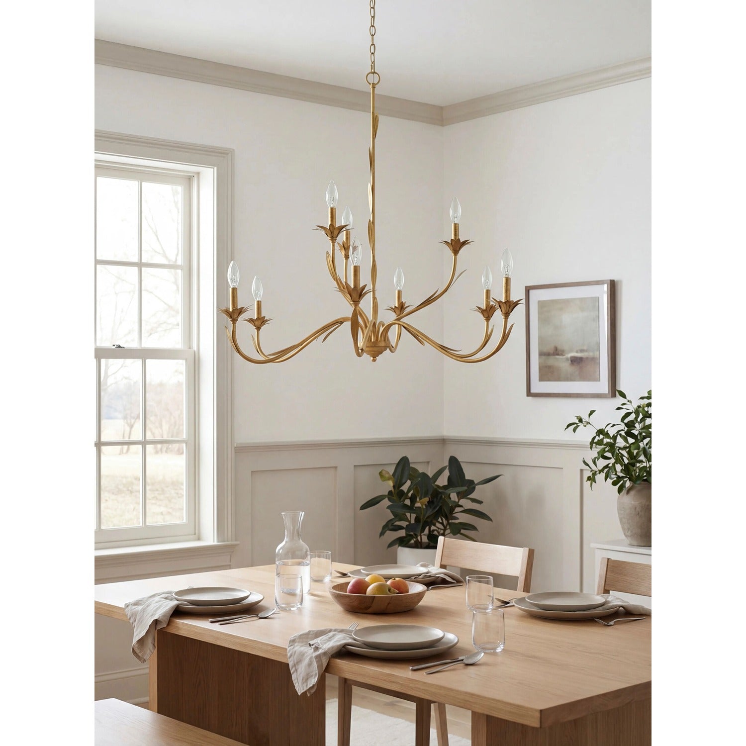 Lustre Chandelier - 9 Light