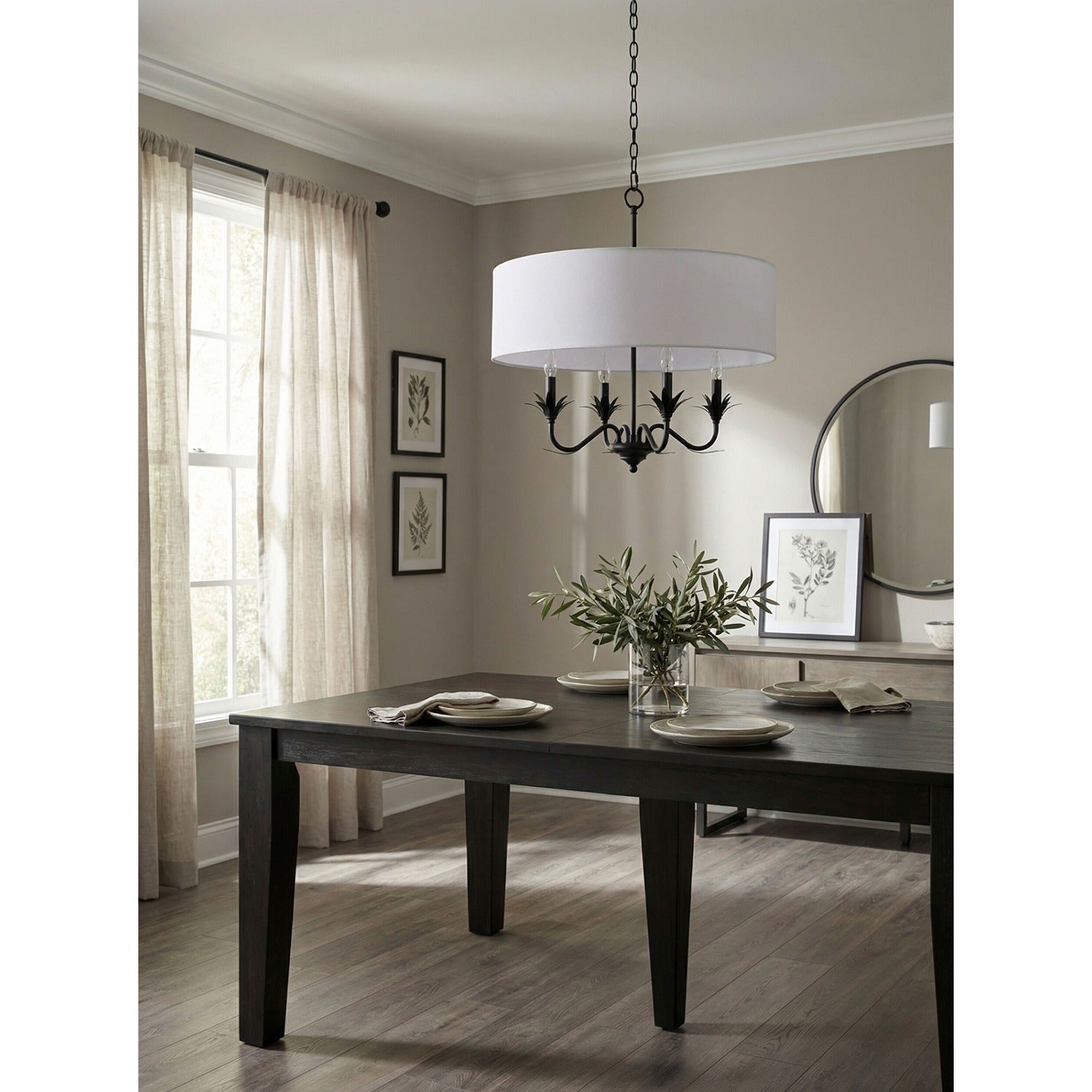 Lustre Chandelier - 4 Light