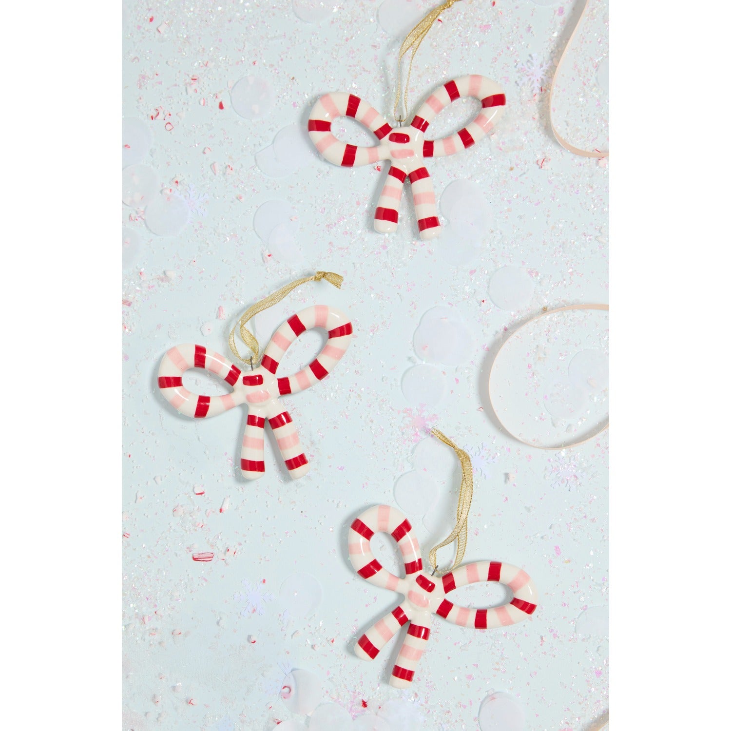 Luella Bow Ornament - Set of 6