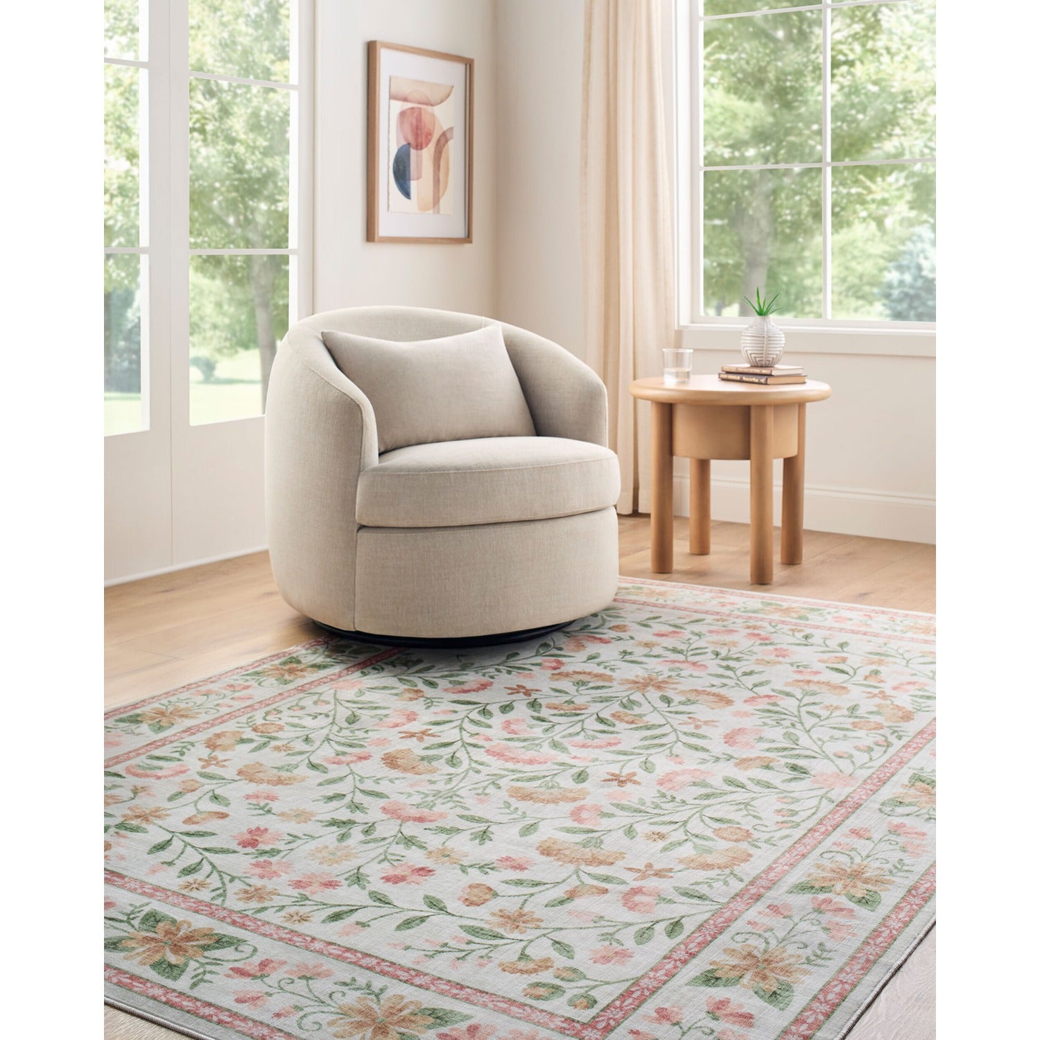 Lavable Machine Woven Rug