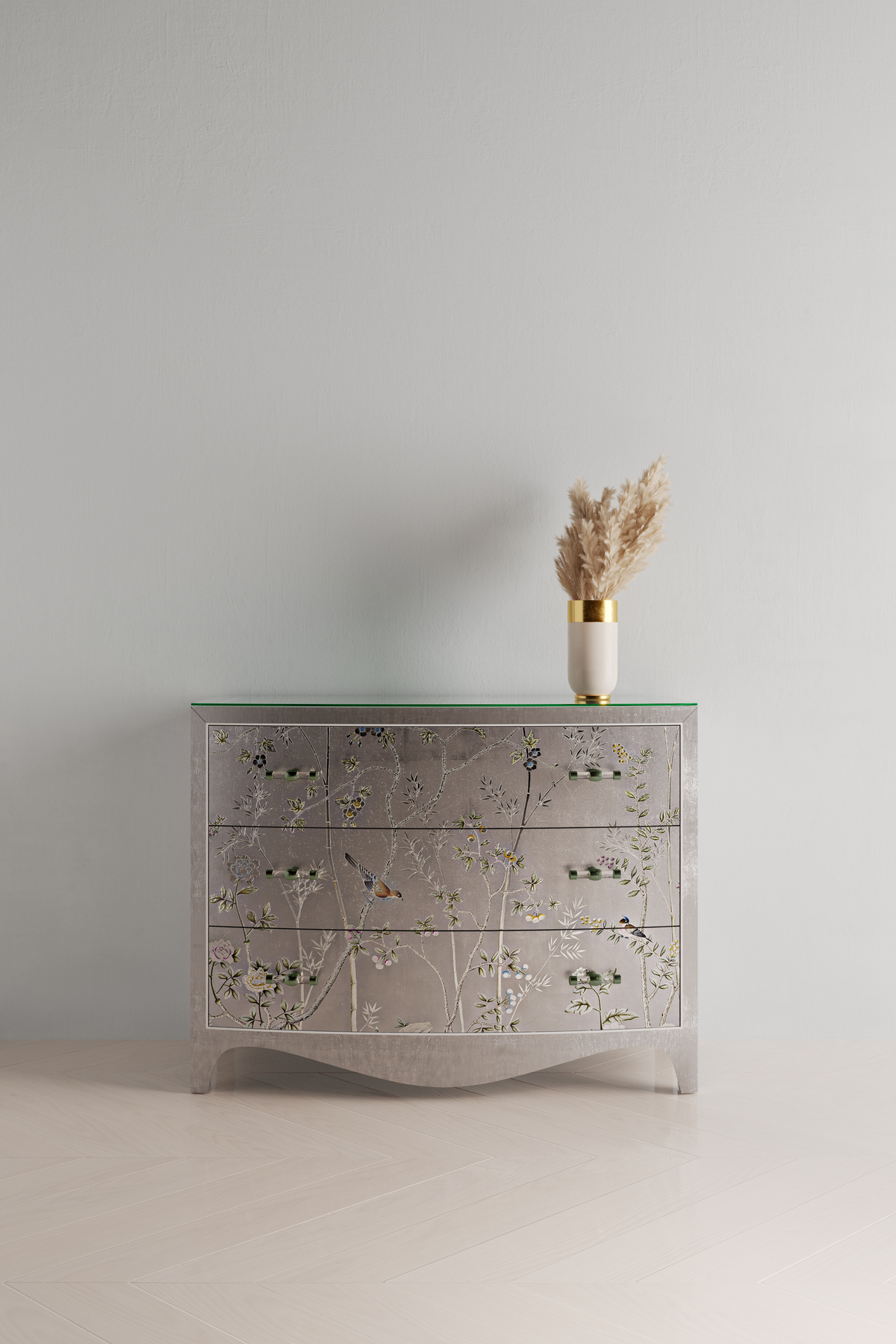 Shimmering Moon Bow Front Chest