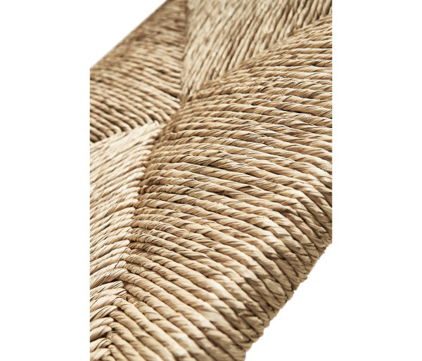 Timeless Doppler Ladderback Arm Chair in Stripped Brown Chestnut