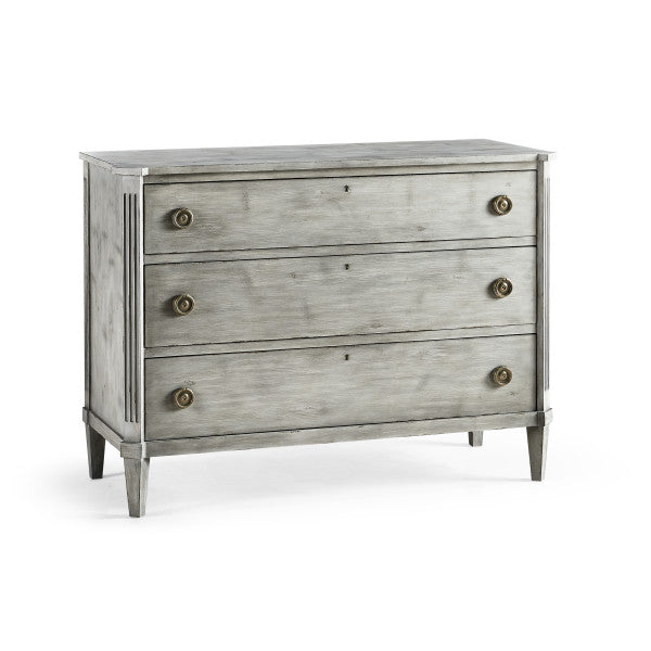 Timeless Aeon Swedish Drawer Chest in Antiqued Grey