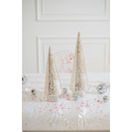 Metallic Textured Led Tree - Set of 2