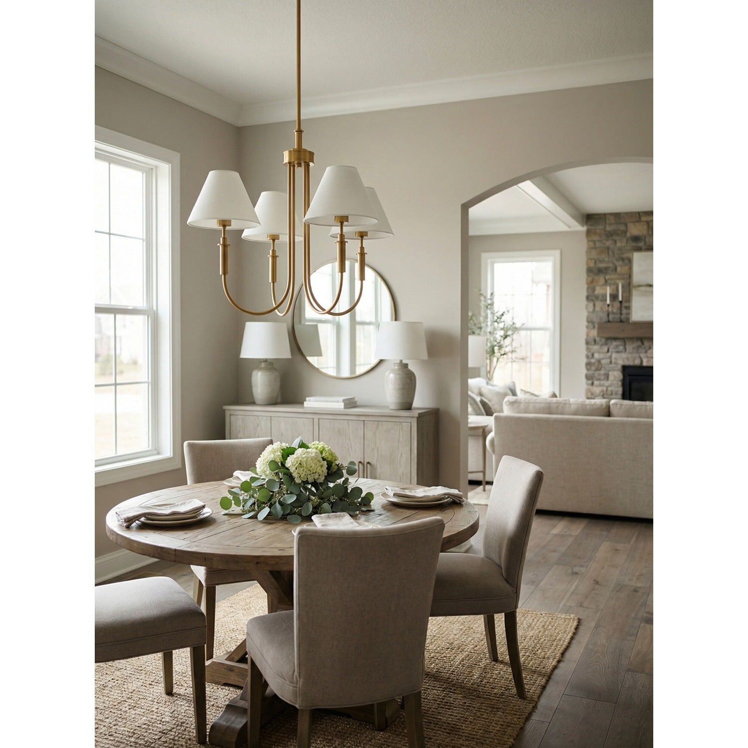 Montclaire Chandelier - 4 Light