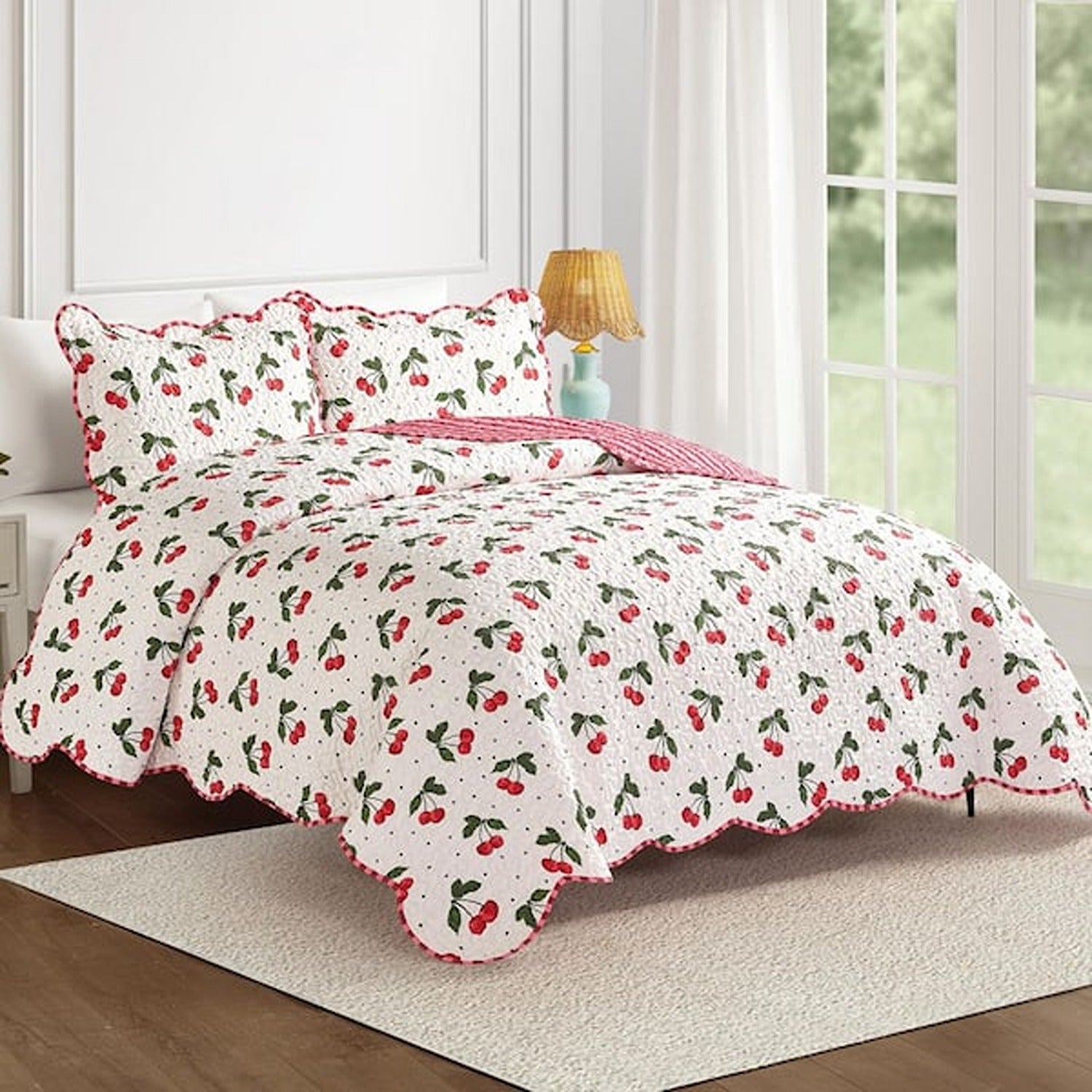 Sweet Cherry Quilt Set