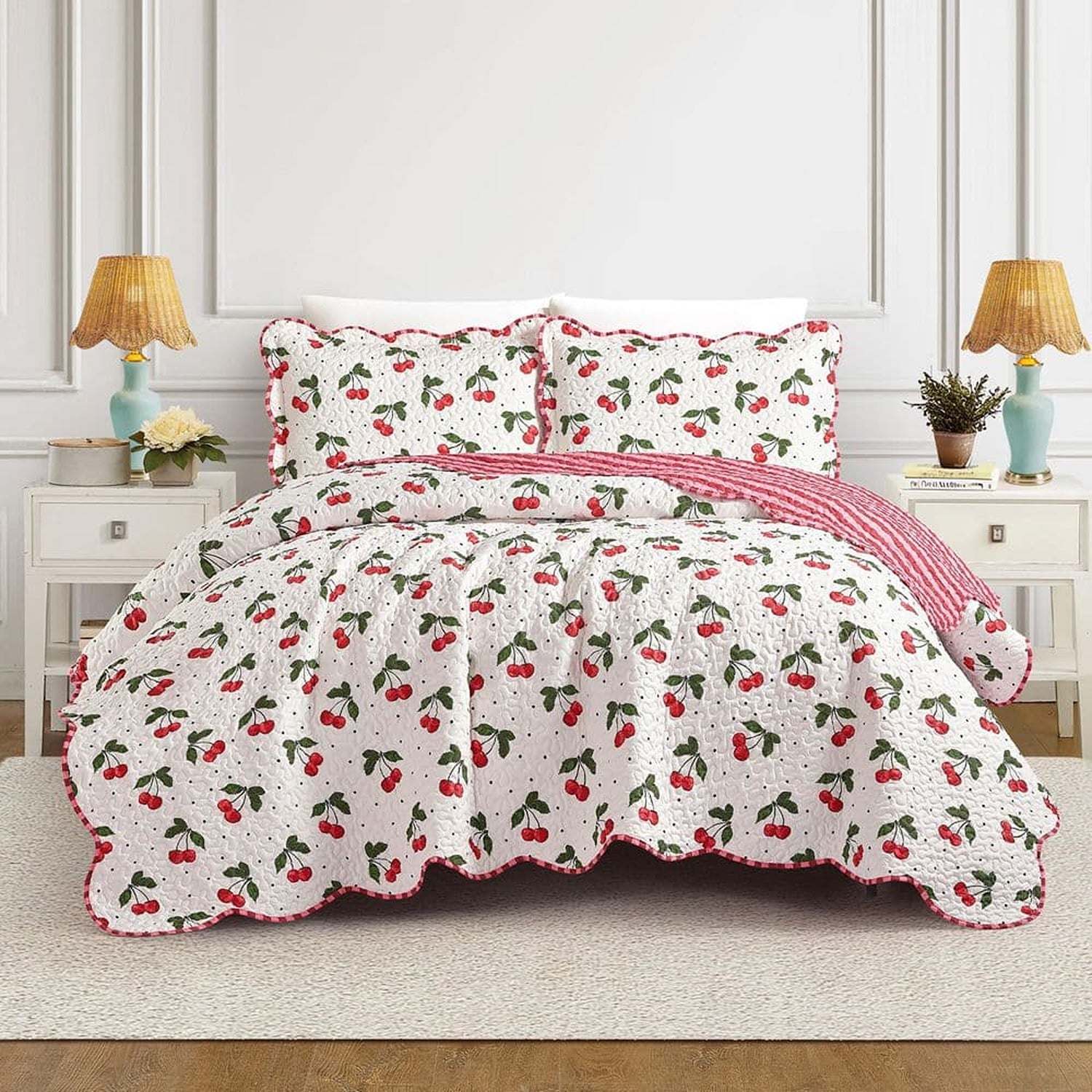 Sweet Cherry Quilt Set