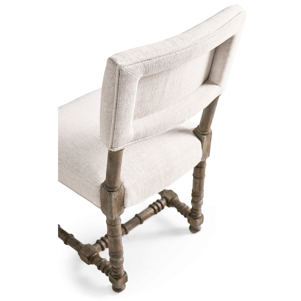 Caldera Upholstered Dining Side Chair - Dark Spain Painted Walnut