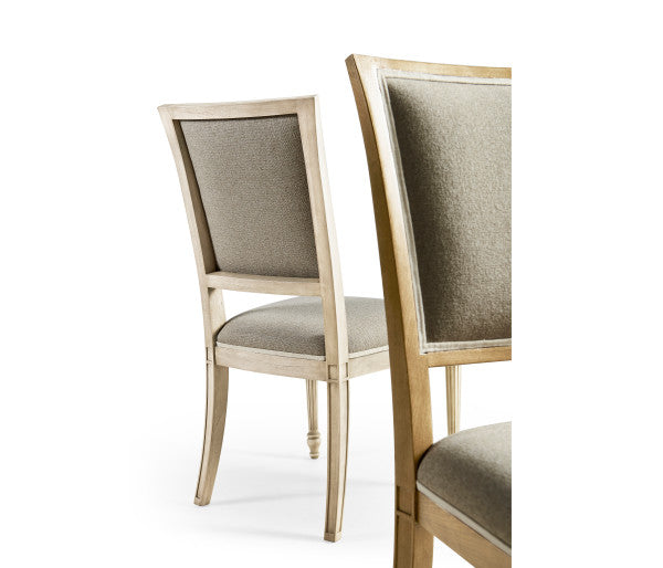 Timeless Flare Uph. Side Chair Flared Top in Bleached Walnut