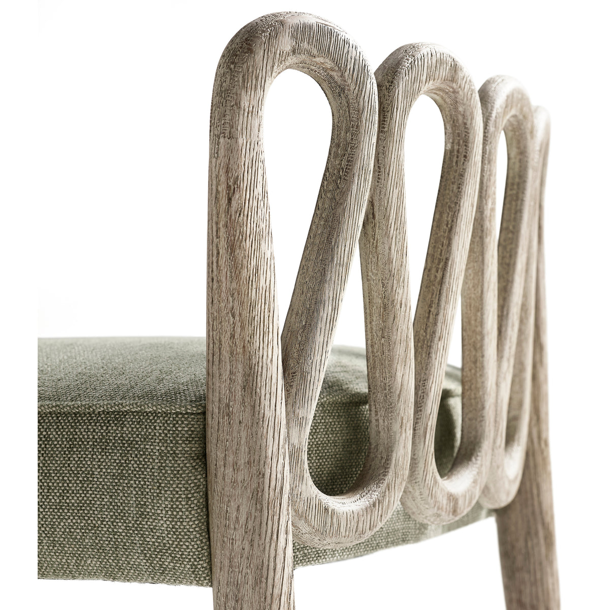 Ampney Bench, Greyed Oak
