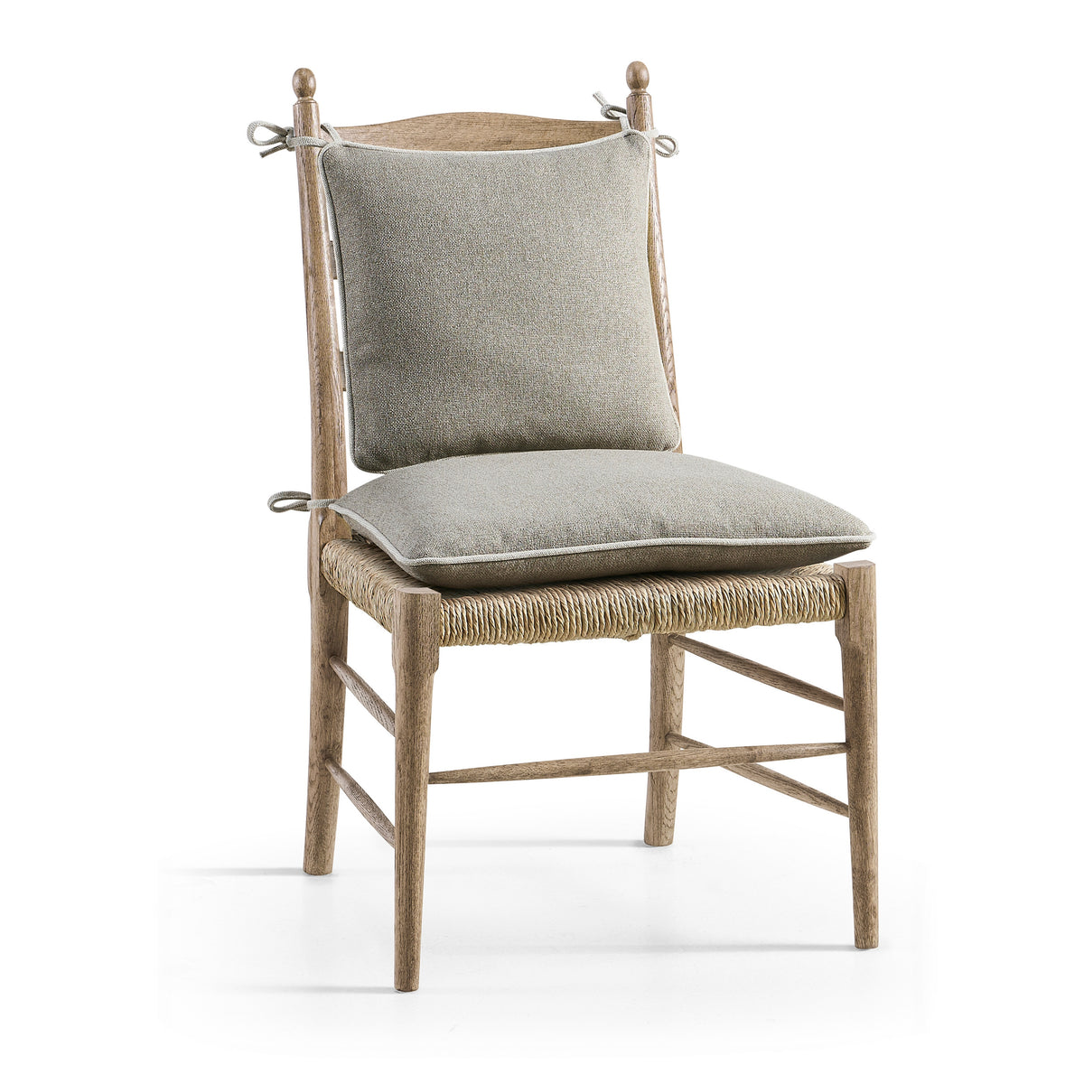 Doppler Ladderback Side Chair - Stripped Brown Chestnut