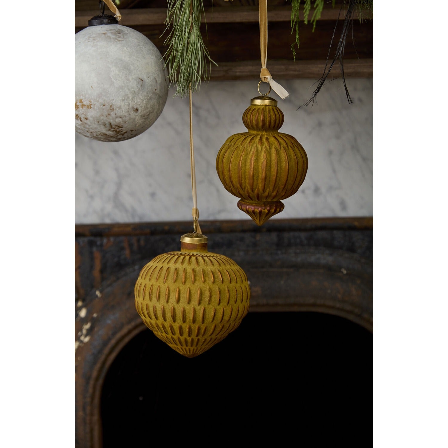 Nutmeg Ornament Set of 2