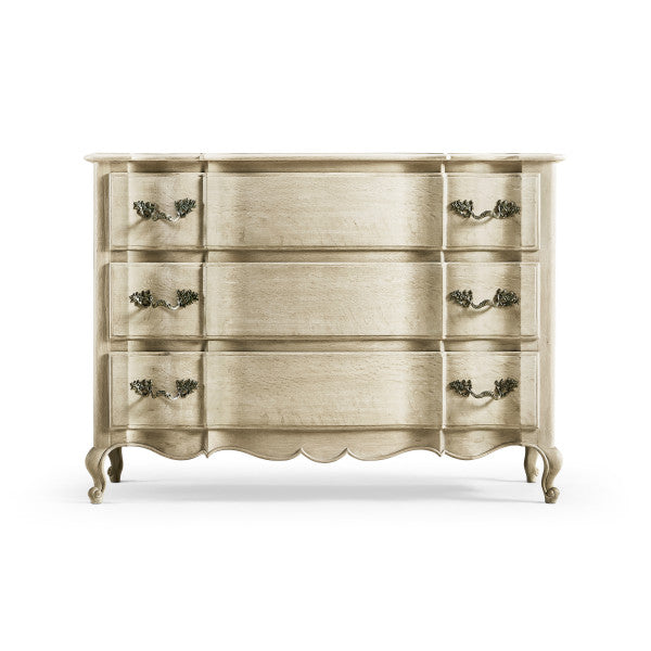 Timeless Ephemeris French Drawer Chest in Stripped Oak