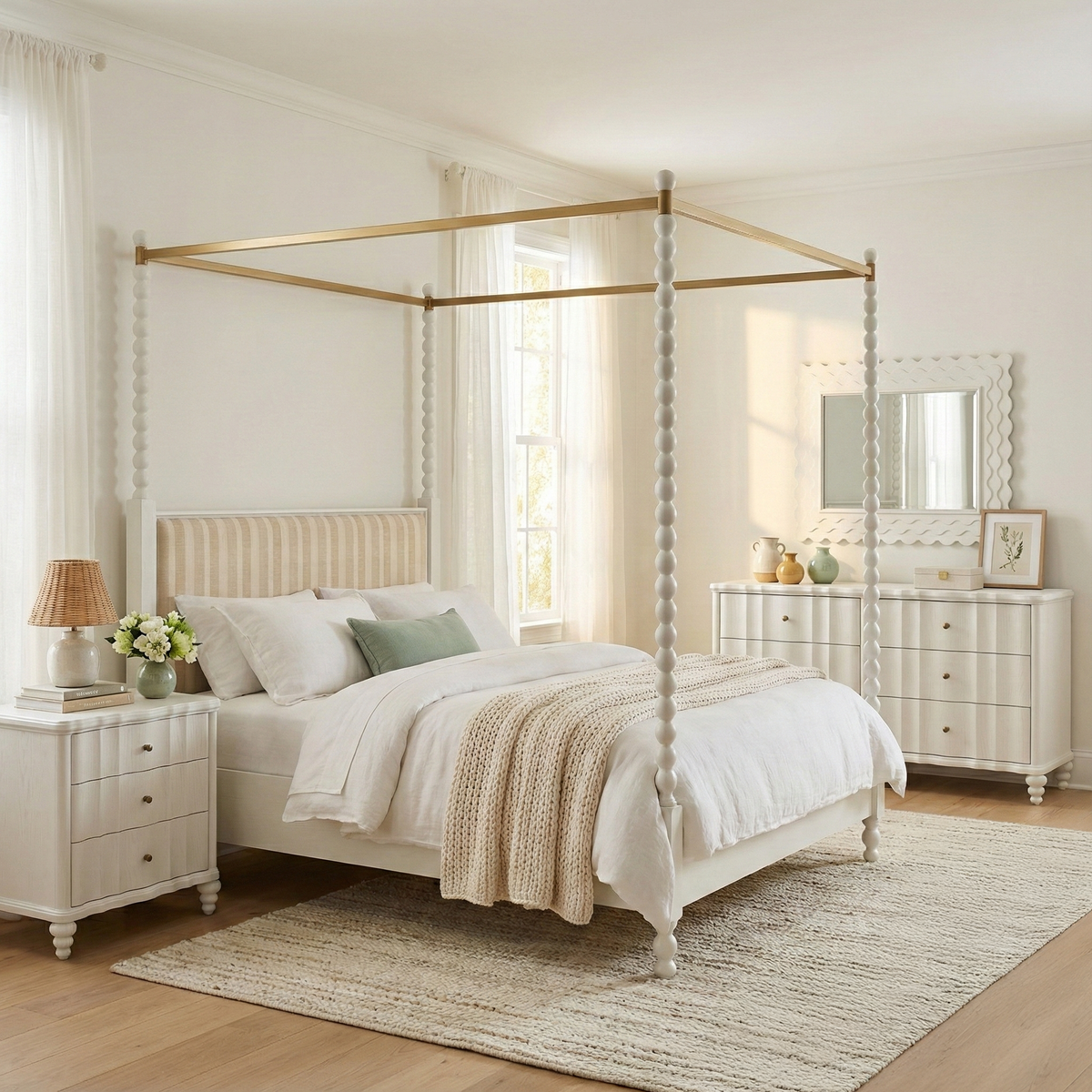 Haven Nightstand, Warm White