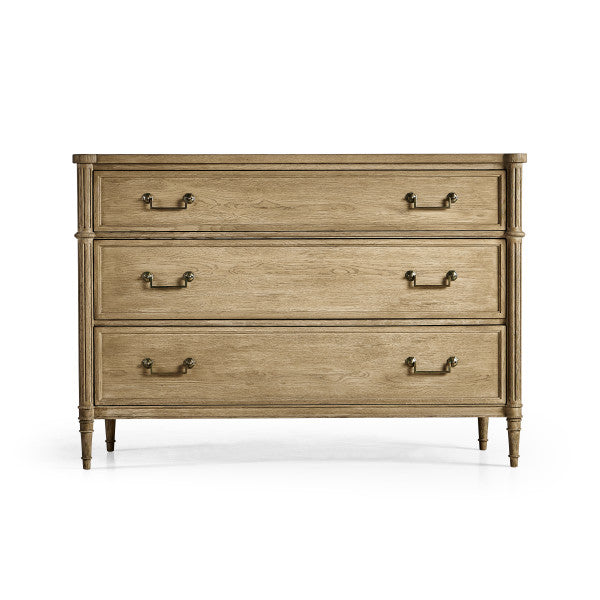 Timeless Kalpa Louis XVI Drawer Chest in Bleached Chestnut