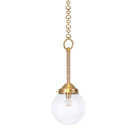 Orb Pendant in Brass