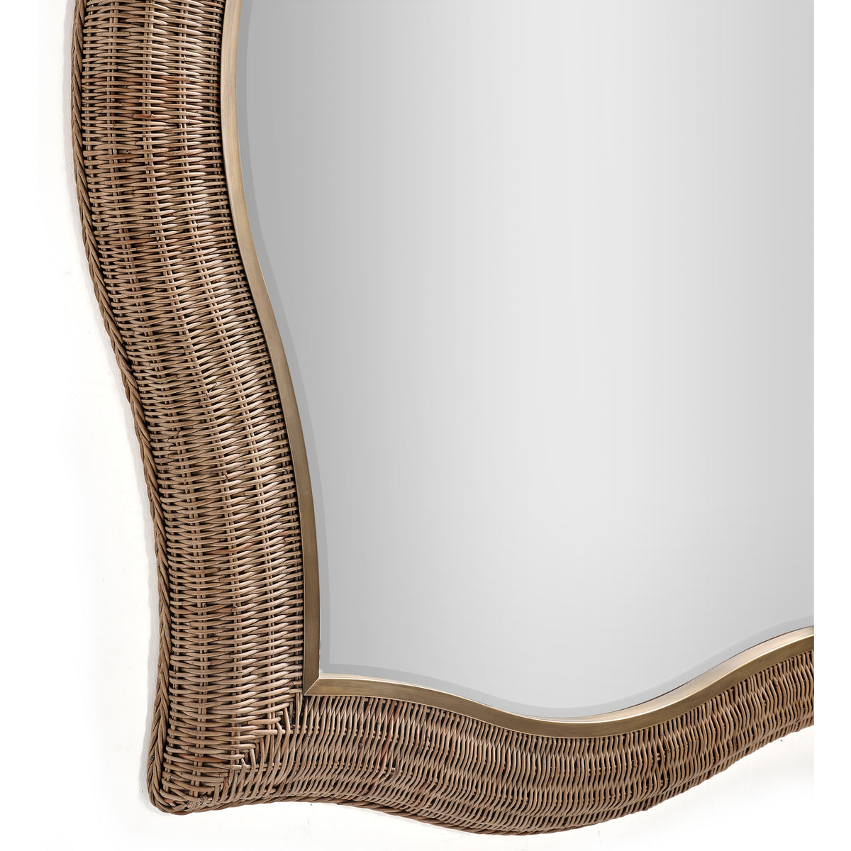 Palm Court Rattan Wall Mirror