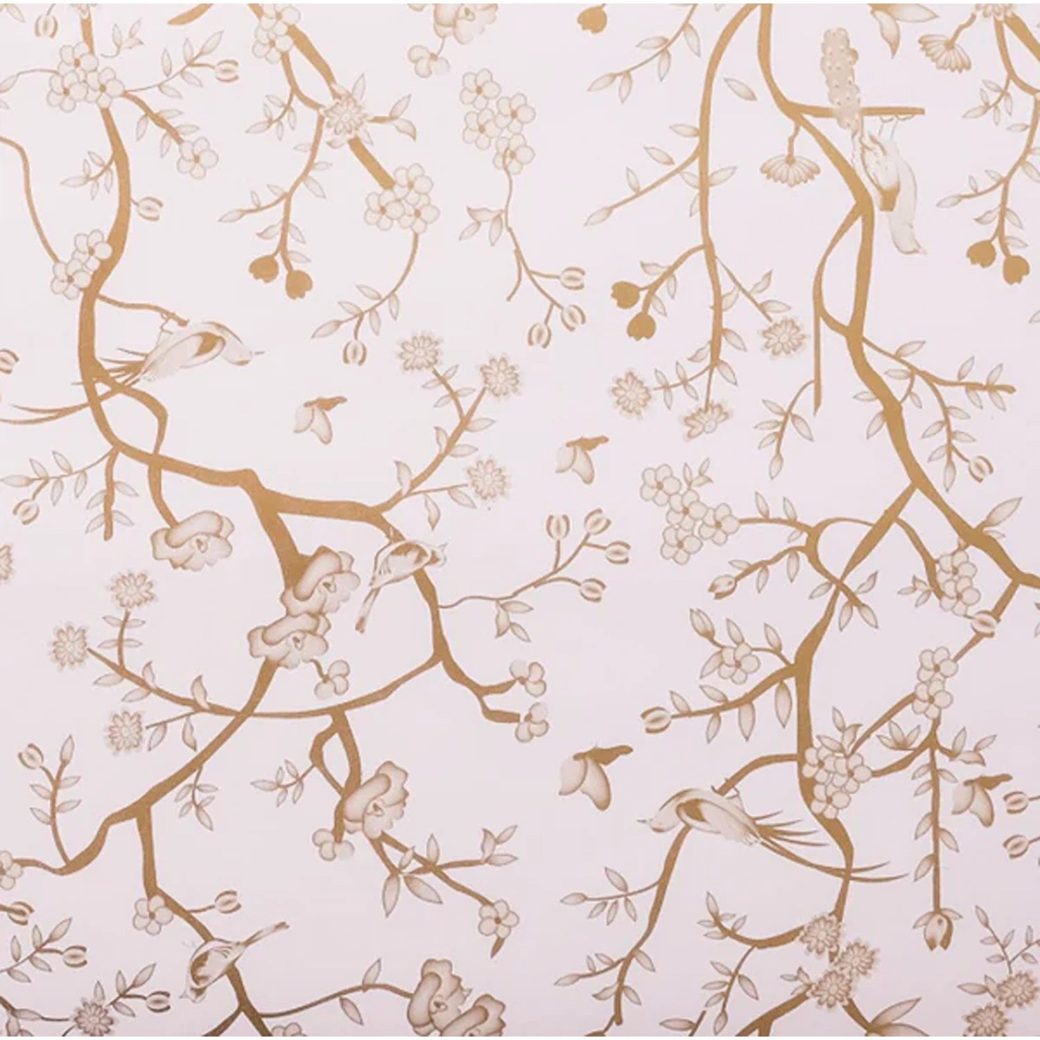 Pink and Gold Chinoiserie Gift Wrap