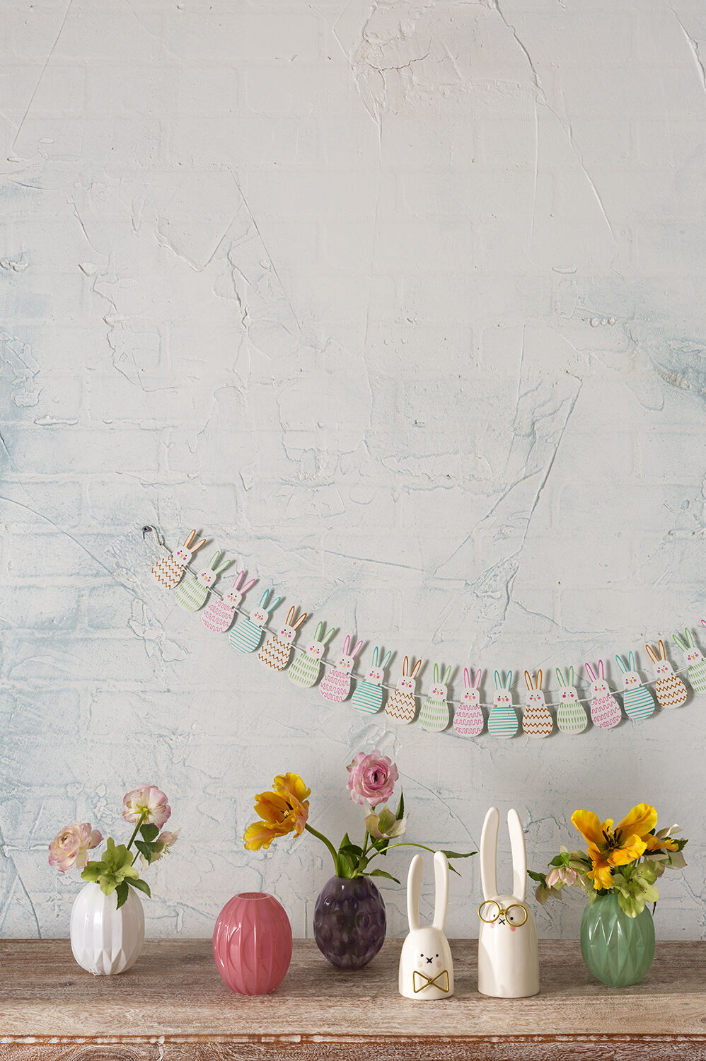 Pastel Bunny Garland - Set of 2