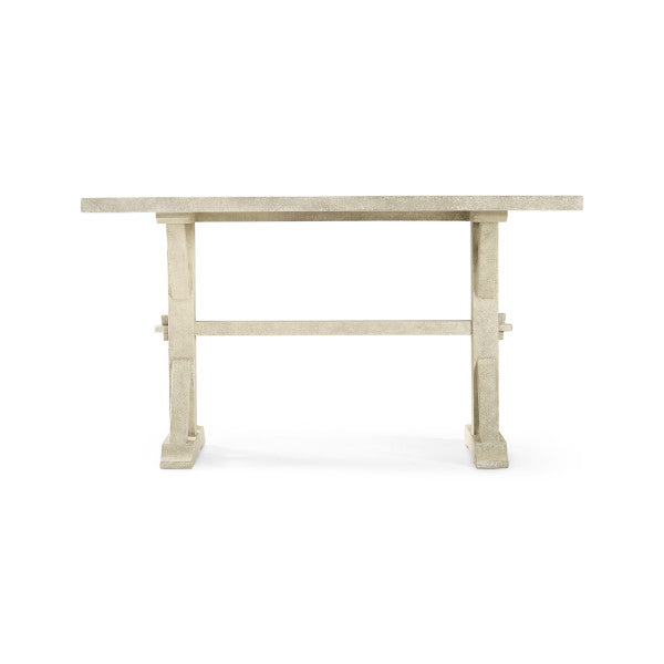 Casual Accents Whitewash Dining Table 54"