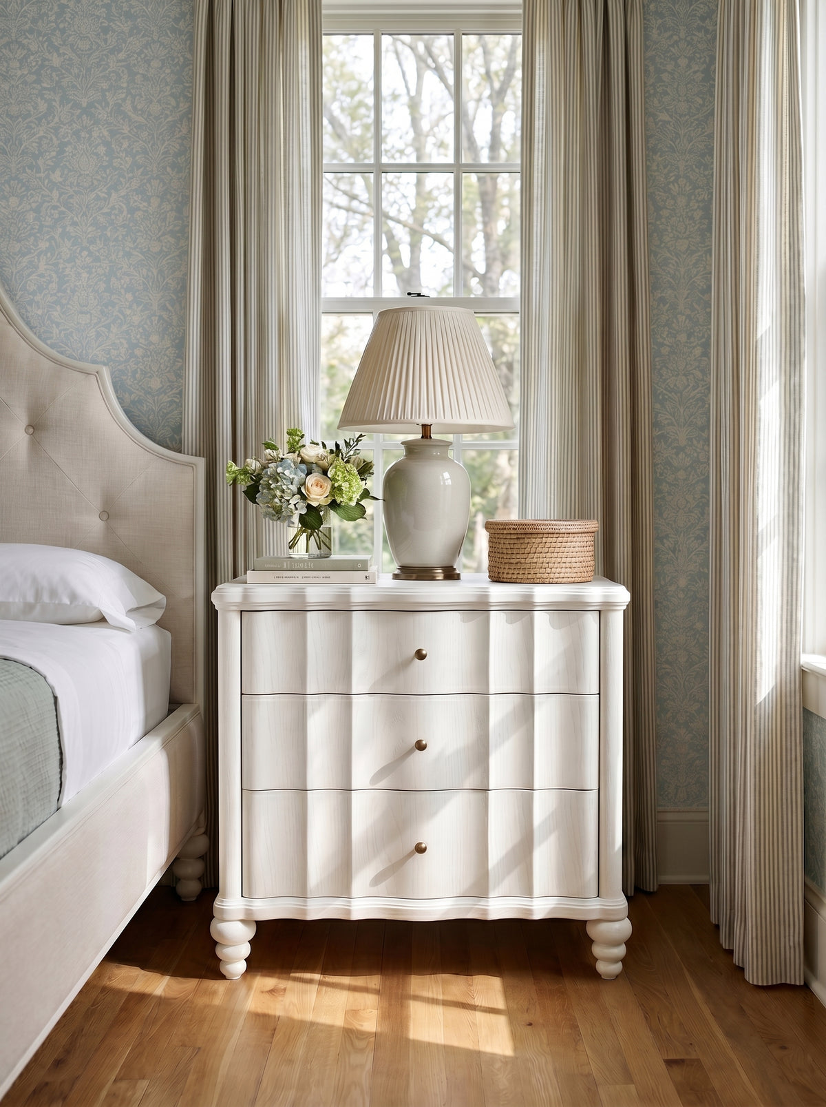 Haven Nightstand, Warm White